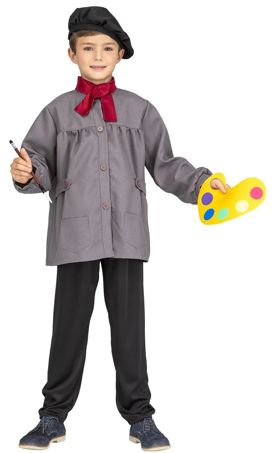 Disfraz de Pintor con Paleta y Pincel para Niño Pintores Viving